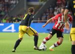 Eindhoven, 13 September 2016
PSV-Atletico Madrid, eindstand 0-1 
Eerste wedstrijd voorronde CL Seizoen 2016-2017
Bart Ramselaar en Antoine Griezmann