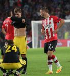 Eindhoven, 13 September 2016
PSV-Atletico Madrid, eindstand 0-1 
Eerste wedstrijd voorronde CL Seizoen 2016-2017
Bart Ramselaar en Antoine Griezmann