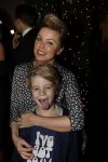 Amsterdam 22 december 2016
Premiere wereld kerstcircus in Carre. Bridget Maasland met zoon Mees en vrienden