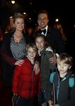 Amsterdam 22 december 2016
Premiere wereld kerstcircus in Carre. Bridget Maasland met zoon mees en vrienden