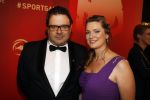 Amsterdam 21 december 2016
Sportman en sportvrouw van het jaar verkiezing tijdens het sportgala in de RAI.
Danny Nelissen met partner Rachel