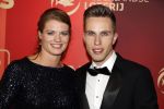 Amsterdam 21 december 2016
Sportman en sportvrouw van het jaar verkiezing tijdens het sportgala in de RAI. Daphne Schippers met vriend Nicky Romero