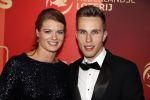 Amsterdam 21 december 2016
Sportman en sportvrouw van het jaar verkiezing tijdens het sportgala in de RAI. Daphne Schippers met vriend Nicky Romero