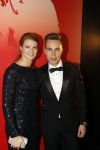 Amsterdam 21 december 2016
Sportman en sportvrouw van het jaar verkiezing tijdens het sportgala in de RAI. Daphne Schippers met vriend Nicky Romero