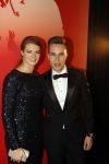 Amsterdam 21 december 2016
Sportman en sportvrouw van het jaar verkiezing tijdens het sportgala in de RAI. Daphne Schippers met vriend Nicky Romero