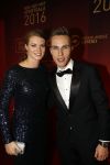 Amsterdam 21 december 2016
Sportman en sportvrouw van het jaar verkiezing tijdens het sportgala in de RAI. Daphne Schippers met vriend Nicky Romero