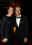 Amsterdam 21 december 2016
Sportman en sportvrouw van het jaar verkiezing tijdens het sportgala in de RAI. Daphne Schippers met vriend Nicky Romero