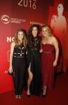 Amsterdam 21 december 2016
Sportman en sportvrouw van het jaar verkiezing tijdens het sportgala in de RAI. Ellen Hoog Naomi v As en Maartje Paumen