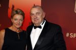 Amsterdam 21 december 2016
Sportman en sportvrouw van het jaar verkiezing tijdens het sportgala in de RAI.
Ellen v Lange met partner