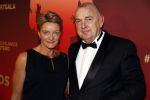 Amsterdam 21 december 2016
Sportman en sportvrouw van het jaar verkiezing tijdens het sportgala in de RAI.
Ellen v Lange met partner