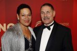Amsterdam 21 december 2016
Sportman en sportvrouw van het jaar verkiezing tijdens het sportgala in de RAI.
Enith Brigitha met haar man
