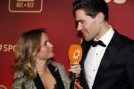 Amsterdam 21 december 2016
Sportman en sportvrouw van het jaar verkiezing tijdens het sportgala in de RAI.
Tom Dumoulin in gesprek Fatima Moreiro de Melo