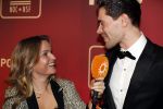 Amsterdam 21 december 2016
Sportman en sportvrouw van het jaar verkiezing tijdens het sportgala in de RAI.
Tom Dumoulin in gesprek Fatima Moreiro de Melo