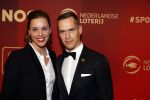 Amsterdam 21 december 2016
Sportman en sportvrouw van het jaar verkiezing tijdens het sportgala in de RAI.
Femke Heemskerk en partner Johan Kenkhuis