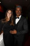 Amsterdam 21 december 2016
Sportman en sportvrouw van het jaar verkiezing tijdens het sportgala in de RAI. Frank Rijkaard met een jong voetballertje van ajax en met zijn vrouw stephanie