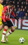 Eindhoven, 18 September 2016 PSV-Feyenoord, eindstand 0-1 Kompetitie Seizoen 2016-2017.
Gaston Pereiro