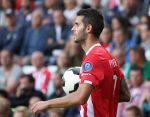 Eindhoven, 18 September 2016 PSV-Feyenoord, eindstand 0-1 Kompetitie Seizoen 2016-2017.
Gaston Pereiro