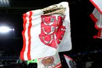 Eindhoven, 1 November 2016
4e wedstrijd voorronde Champions Leaugue seizoen 2016/2017
PSV-Bayern Munchen, eindstand 1-2
Gemeentevlag Eindhoven bij PSV
