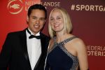 Amsterdam 21 december 2016
Sportman en sportvrouw van het jaar verkiezing tijdens het sportgala in de RAI.
Inge Dekker met partner