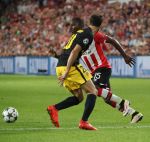 Eindhoven, 13 September 2016
PSV-Atletico Madrid, eindstand 0-1 
Eerste wedstrijd voorronde CL Seizoen 2016-2017
Jetro Willems