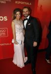 Amsterdam 21 december 2016
Sportman en sportvrouw van het jaar verkiezing tijdens het sportgala in de RAI. Joost Luiten met zijn vriendin