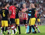 Eindhoven, 13 September 2016
PSV-Atletico Madrid, eindstand 0-1 
Eerste wedstrijd voorronde CL Seizoen 2016-2017
Jorrit Hendrix en Antoine Griezman Diego Godin