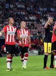 Eindhoven, 13 September 2016
PSV-Atletico Madrid, eindstand 0-1 
Eerste wedstrijd voorronde CL Seizoen 2016-2017
Jorrit Hendrix en Luuk de Jong