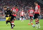 Eindhoven, 13 September 2016
PSV-Atletico Madrid, eindstand 0-1 
Eerste wedstrijd voorronde CL Seizoen 2016-2017
Joshua Brenet