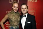 Amsterdam 21 december 2016
Sportman en sportvrouw van het jaar verkiezing tijdens het sportgala in de RAI. Lieke Sanne Vincent en moeder Gemma Wevers zijn aanwezig als Sanne sportvrouw van het jaar wordt. Lieke met vriend