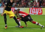 Eindhoven, 13 September 2016
PSV-Atletico Madrid, eindstand 0-1 
Eerste wedstrijd voorronde CL Seizoen 2016-2017
Luciano Narsingh