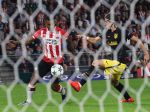 Eindhoven, 13 September 2016
PSV-Atletico Madrid, eindstand 0-1 
Eerste wedstrijd voorronde CL Seizoen 2016-2017
Luciano Narsingh en Filipe Luis Kasmirski in duel