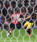 Eindhoven, 13 September 2016
PSV-Atletico Madrid, eindstand 0-1 
Eerste wedstrijd voorronde CL Seizoen 2016-2017
Luciano Narsingh en Filipe Luis Kasmirski in duel