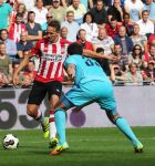 Eindhoven, 18 September 2016 PSV-Feyenoord, eindstand 0-1 Kompetitie Seizoen 2016-2017.
Luuk de Jong