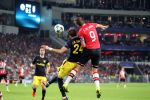 Eindhoven, 13 September 2016
PSV-Atletico Madrid, eindstand 0-1 
Eerste wedstrijd voorronde CL Seizoen 2016-2017
Luuk de Jong en Jose Maria Gimenez in duel