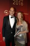 Amsterdam 21 december 2016
Sportman en sportvrouw van het jaar verkiezing tijdens het sportgala in de RAI.
Marcel Wouda met partner