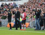 Eindhoven, 18 September 2016 PSV-Feyenoord, eindstand 0-1 Kompetitie Seizoen 2016-2017.
Mart v d Heuvel en Steven Bergwijn
