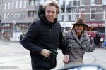 Amsterdam 24 december 2016 
Nada v Nie met Frank Bakker waar ze vorige week mee getrouwd is.