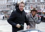 Amsterdam 24 december 2016 
Nada v Nie met Frank Bakker waar ze vorige week mee getrouwd is.