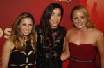 Amsterdam 21 december 2016
Sportman en sportvrouw van het jaar verkiezing tijdens het sportgala in de RAI. Ellen Hoog Naomi v As en Maartje Paumen
