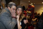 Beverwijk 24 december 2016
Estavana Polman en Rafael v d Vaart overhandigen Charles Ruijgrok een cheque van 2500 euro voor het zeldzame ziekten fonds . Event vond plaats in de winkel van de moeder van rafael Lolita . Nicolette Kluijver
