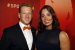 Amsterdam 21 december 2016
Sportman en sportvrouw van het jaar verkiezing tijdens het sportgala in de RAI.
Ranomi Kromowidjojo en partner Ferry Weertman