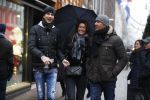 Amsterdam 7 januari 2016
Ruud Gullit met zijn vriendin Karin de Rooij en haar zoon op de pc hooftstraat