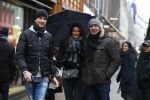 Amsterdam 7 januari 2016
Ruud Gullit met zijn vriendin Karin de Rooij en haar zoon op de pc hooftstraat