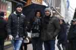 Amsterdam 7 januari 2016
Ruud Gullit met zijn vriendin Karin de Rooij en haar zoon op de pc hooftstraat