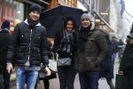 Amsterdam 7 januari 2016
Ruud Gullit met zijn vriendin Karin de Rooij en haar zoon op de pc hooftstraat