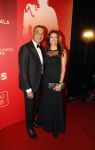 Amsterdam 21 december 2016
Sportman en sportvrouw van het jaar verkiezing tijdens het sportgala in de RAI. Ruud Gullit met vriendin Karin de Rooij