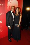 Amsterdam 21 december 2016
Sportman en sportvrouw van het jaar verkiezing tijdens het sportgala in de RAI. Ruud Gullit met vriendin Karin de Rooij
