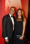 Amsterdam 21 december 2016
Sportman en sportvrouw van het jaar verkiezing tijdens het sportgala in de RAI. Ruud Gullit met vriendin Karin de Rooij