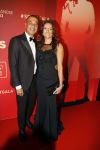 Amsterdam 21 december 2016
Sportman en sportvrouw van het jaar verkiezing tijdens het sportgala in de RAI. Ruud Gullit met vriendin Karin de Rooij