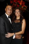 Amsterdam 21 december 2016
Sportman en sportvrouw van het jaar verkiezing tijdens het sportgala in de RAI. Ruud Gullit met vriendin Karin de Rooij